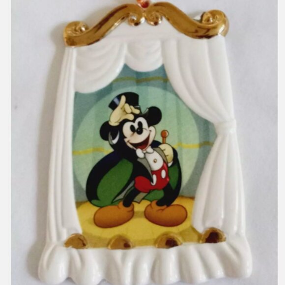 WDCC Magician Mickey Ornament 1997 Walt Disney Collectors Society EUC 4x3 - Picture 2 of 6